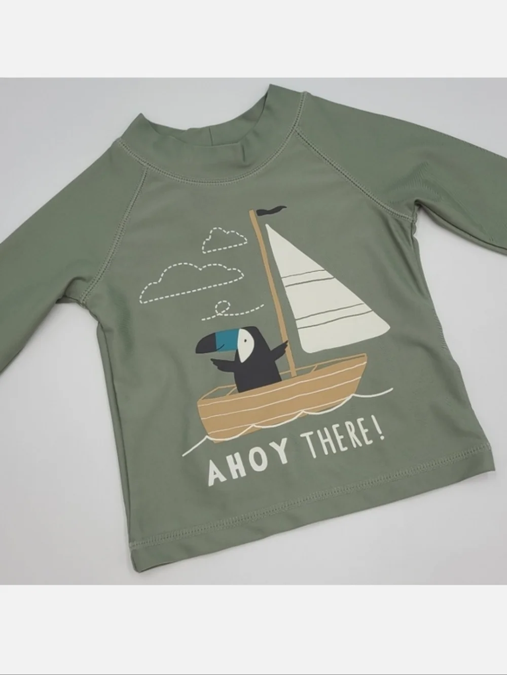 Carter's Sailboat Puffin Rashguard set size 3 months